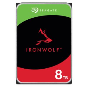 <b>Model</b><br/>Seagate IronWolf NAS ST8000NE0001 8TB 3.5" 7200RPM 256MB Cache Sata lll Internal Hard Drive<br/><br/><b>Capacity</b><br/>8TB<br/><br/><b>Interface</b><br/>SATA III<br/><br/><b>Cache</b><br/>256MB<br/><br/><b>Rotational Speed</b><br/>7200RPM<br/><br/><b>Data Transfer</b><br/>SATA III: 6.0 Gbit/s<br/><br/><b>Physical Drive Size</b><br/>3.5"<br/><br/><b>Packaging</b><br/>OEM anti-static bag