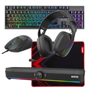 <b>Get everything you need for your gaming and streaming career in one handy Marvo Scorpion peripherals and accessories bundle.</b><br/><br/>Featuring six of Marvo's bestselling gaming range