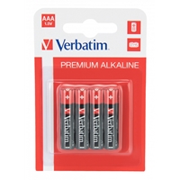 such as travel mice and toysOverviewVerbatim's AAA batteries are the smallest model in the Verbatim range. They are recommended for use in devices such as MP3 players