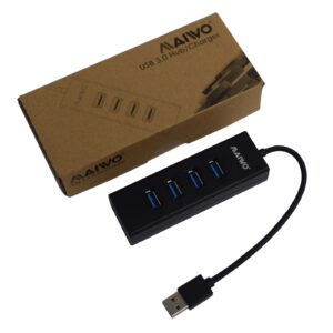 <b>MAIWO KH304 4 PORT USB 3.0 HUB & CHARGER</B><br/><br/><b>Fast 4-Port USB 3.0</b><br/>Turn one of your computer's USB ports into four fast data connections. Up to 5Gbps data speeds let you transfer HD movies in seconds.<br/><br/><b>High Performance</b><br/>With update VIA VL813 Chipset. Powered via USB