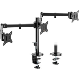 <b>Triple Monitor Clamp for 17-27" Screens</b><br/><br/><b>Upgrade Your Productivity</b><br/>With a higher total number of screens