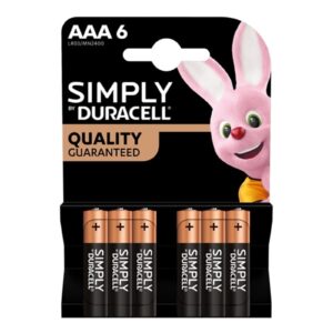 Duracell Simply AAA means quality Duracell batteries at an affordable price