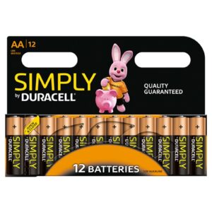 Duracell Simply AA means quality Duracell batteries at an affordable price