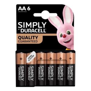 Duracell Simply AA means quality Duracell batteries at an affordable price