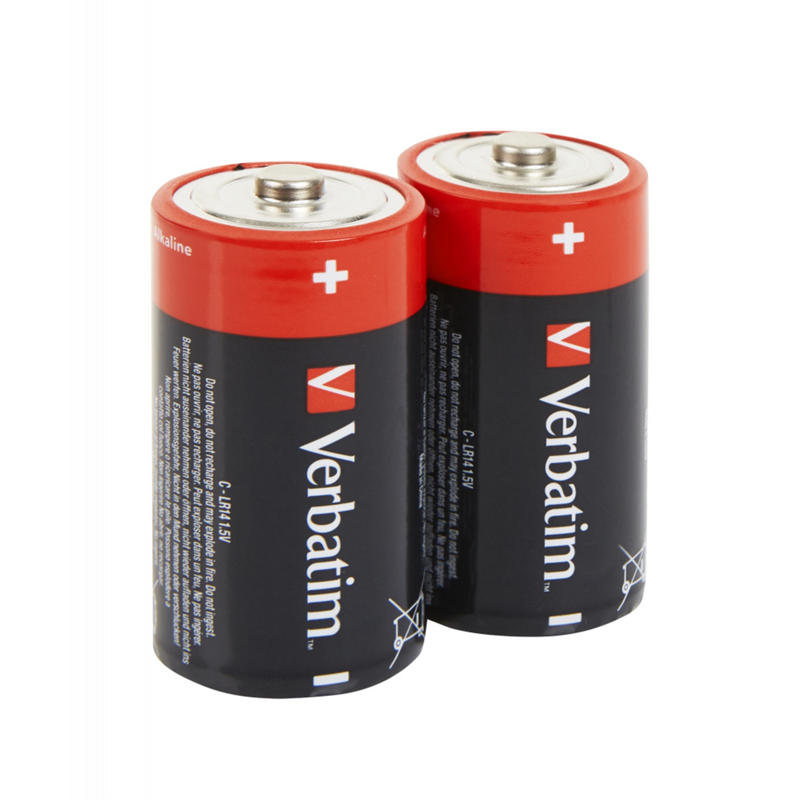 Verbatim C Alkaline BatteriesProduct DetailsHigh performance C alkaline batteriesRecommended for flash lights