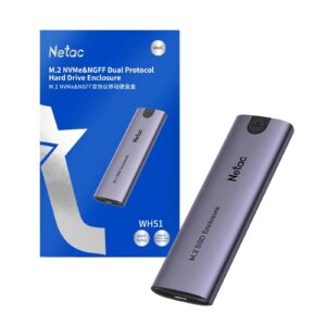 Convert your NVMe & SATA M.2 drive into superfast portable drive! Toolessly install the drive in the slot