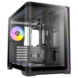 <b>C5 CURVE ARGB</b><br/><br/><b>Curved Glass Panels</b><br/>Sleek curved tempered glass panels provide a seamless