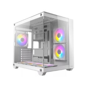 <b>Antec CX800 ARGB White Mid-Tower Chassis with Tempered Glass 3x 120mm ARGB Fans USB 3.0 ATX MicroATX Mini-ITX</b><br/>The Antec CX800 ARGB is a sleek and stylish mid-tower chassis designed for ATX
