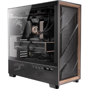 The Antec FLUX PRO full tower case embodies the pinnacle of design and performance for gaming enthusiasts. The case integrates Antec's cutting-edge F-LUX Platform (Flow Luxury)