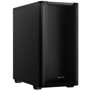 The be quiet! Pure Base 501 is a compact and versatile ATX case designed for both gaming and office PCs. It features a sleek front panel and an airflow top cover for a classic