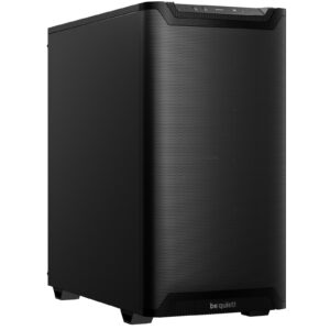 The be quiet! Pure Base 501 Airflow Black is a compact and versatile ATX case designed for both gaming and office PCs. It features a sleek front panel and an airflow top cover for a classic