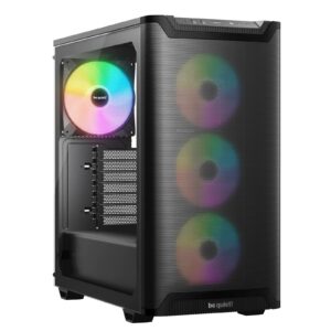 The <b>Pure Base 501 LX Black</b> is an impressively versatile be quiet! ATX case with ARGB fans