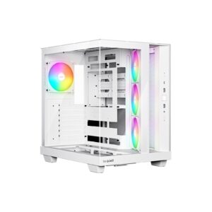 The be quiet! Light Base 500 LX in white is a premium mid-tower ATX PC case designed for gamers