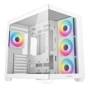Experience the ultimate showcase build with the <b>DeepCool CG530 4F Mid-Tower Case</b>. Featuring a seamless