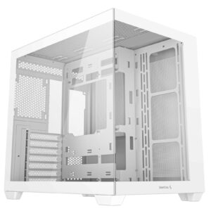 <b>CG530 WH THE ULTIMATE “SHOW” CASE</b><br/><br/><b>A BREATH OF FRESH AIR</b> Experience the ultimate showcase build with its pillarless design. Featuring a seamless