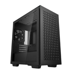 <b>MICRO ATX CASE</b><br/>The DeepCool CH370 is a sleek and minimalistic Micro ATX case with extensive cooling capacity support for a 360mm radiator and up to 8x 120mm fans for a compact powerhouse.<br/><br/><b>COMPLETE AND COMPACT BUILD EXPERIENCE</b><br/>The CH370 is an ideal micro ATX case for any level builder needing a spacious interior and robust feature set designed for a high-performance PC system. The high airflow front panel allows for ample cooling with expansion options for further upgrades. The front panel features an optional shiftable plastic insert for cosmetic purposes.<br/><br/><b>EXPAND YOUR COOLING</b><br/>Despite its smaller footprint