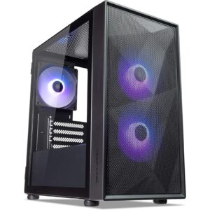 The <b>TecWare Forge M2 Compact mATX RGB Case</b> offers a premium airflow-focused design in a sleek