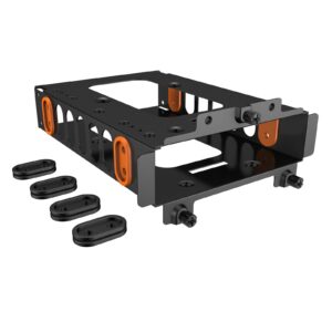 <b>HDD CAGE</b><br/>HDD CAGE FOR MOST BE QUIET! CASES<br/>Additional single HDD cage for all who want to install their HDD professionally and securely in most be quiet! cases.<br/><br/>- Perfect mounting for one HDD or up to 2 SSDs<br/>- Decoupled installation of HDDs<br/>- Black and orange rubber decouplings included<br/>- Compatible with most be quiet! cases<br/>- 3 years manufacturer’s warranty <br/>- Product conception