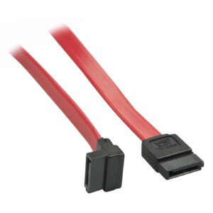 The Lindy SATA Cable is a high quality item which features two 7 Pin Data connectors that provide a durable connection to SATA equipment. The cable is constructed using shielded twin-ax conductors with multiple ground connections and made with high quality materials for maximum performance. <br/><br/><b>Key Features</b><br/>Connects your Motherboard to a HDD