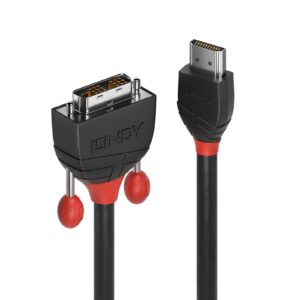 - Entry level HDMI Male to DVI-D Male cable for home and small office applications<br/>- Supports DVI resolutions up to 1920x1200@60Hz and HDTV resolutions up to 1080p<br/>- Robust PVC housing