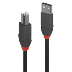 - Professional choice USB 2.0 Type A to B cable for commercial and high performance AV and IT installations<br/>- Supports data transfer speeds up to 480Mbps<br/>- Robust PVC housing