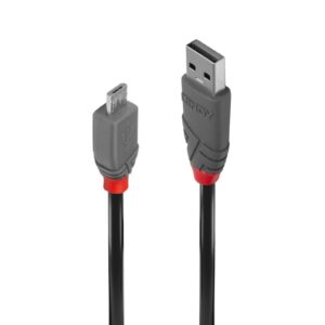 <b>Lindy 0.2m USB 2.0 Type A to Micro-B Cable