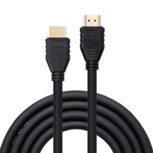The Lindy flexible HDMI cable uses a soft PVC Jacket allowing for tight and sharp turns where a conventional cable wouldn't. Whether your're working in cramped spaces behind TVs