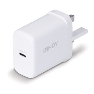 <b>Lindy 65W USB Type C GaN Charger</b><br/><br/><b>Key Features</b><br/>Charges and powers a device via one USB Type C port<br/>Compact