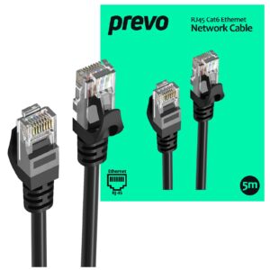 The prevo RJ45 Cat6 Ethernet Network Cables provide a reliable and consistent hard-wired connection to your network devices at home or the workplace. Built to last