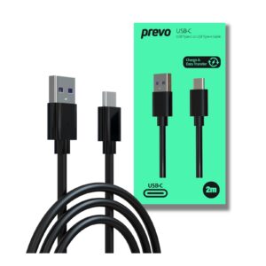 <b>prevo</B><br/>Premium Cable Series<br/><br/>prevo USB Type-C to USB Type-A cables with reliable