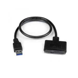 Connect a 2.5in SATA hard drive to your computer using a portable cable with UASP Support<br/><br/>Cable-style adapter<br/>UASP Support (Attached SCSI Protocol Specification Revision 1.0)<br/>Compatible with USB 3.0/2.0/1.1 (5Gbps/480Mbps/12Mbps)<br/>Compatible with SATA revision I/II/III (1.5/3.0/6.0 Gbps)<br/>USB powered<br/><br/><b>Applications</b><br/>- Take advantage of USB 3.0-enabled laptops or desktops with UASP for faster transfer speeds<br/>- Create an external storage solution on the go