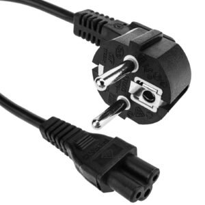 Pictures may not be representative of the product specification and are for illustration purposes only<br/><br/>Key Features:<br/>EU mains lead<br/>60cm Length<br/>Black<br/>IEC C5