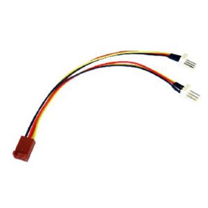 Pictures may not be representative of the product specification and are for illustration purposes only<br/><br/><b>Key Features:</b><br/><br/><b>Short Description</b> <br/>3 Pin Fan Splitter Cable