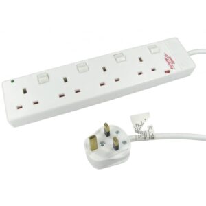 <b>Key Features</b><br/>- Individually switched<br/>- Surge protection<br/>- Status LED<br/>- White<br/>- 13a Fuse<br/>- HO5VV-F 3G 1.25mm2 cable<br/><br/><b>Number of Ports</b><br/>4 (Individually Switched)<br/><br/><b>Cable Length</b><br/>2m<br/><br/><b>Surge Protection</b><br/>Yes<br/><br/><b>Colour</b><br/>White<br/>