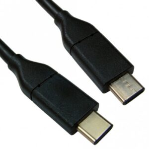 <b>2m USB 5Gbps Type C (M) to Type C (M) Cable</b><br/><br/><b>Key Features</b><br/>Type C Reversible connector<br/>Male to male connectors<br/>Data Transfer Rate: 5Gbps<br/>Supports up to 3A 20V (60W)<br/>Length: 2m<br/>Black<br/><br/><b>Alternative Mode</b><br/>The new Type-C Alternative Mode allows the USB cable to carry different types of signal