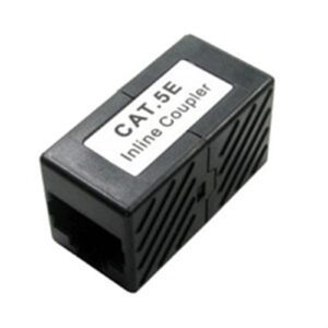 Our Cat5e Inline coupler is ideal for extending the length of the existing patch cable without affecting network speed by connecting 2 short LAN cables together.<br/>This RJ45 coupler female to female is compatible with Cat5e and Cat5 ethernet extension cable with standard RJ45 connector.<br/><br/>Specification:<br/>CAT5e Inline coupler<br/>RJ45 Female to Female<br/>ABS Shell<br/>Current Rating 1.5A<br/>Voltage Rating 125 VAC RMS