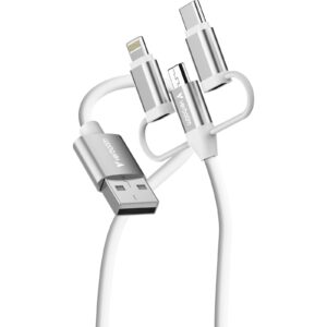 <b>Verbatim Essentials 3-in-1 Sync & Charge Cable</b><br/><br/><b>Product Details</b><br/><br/>3-in-1 cable with USB-A to Micro-B