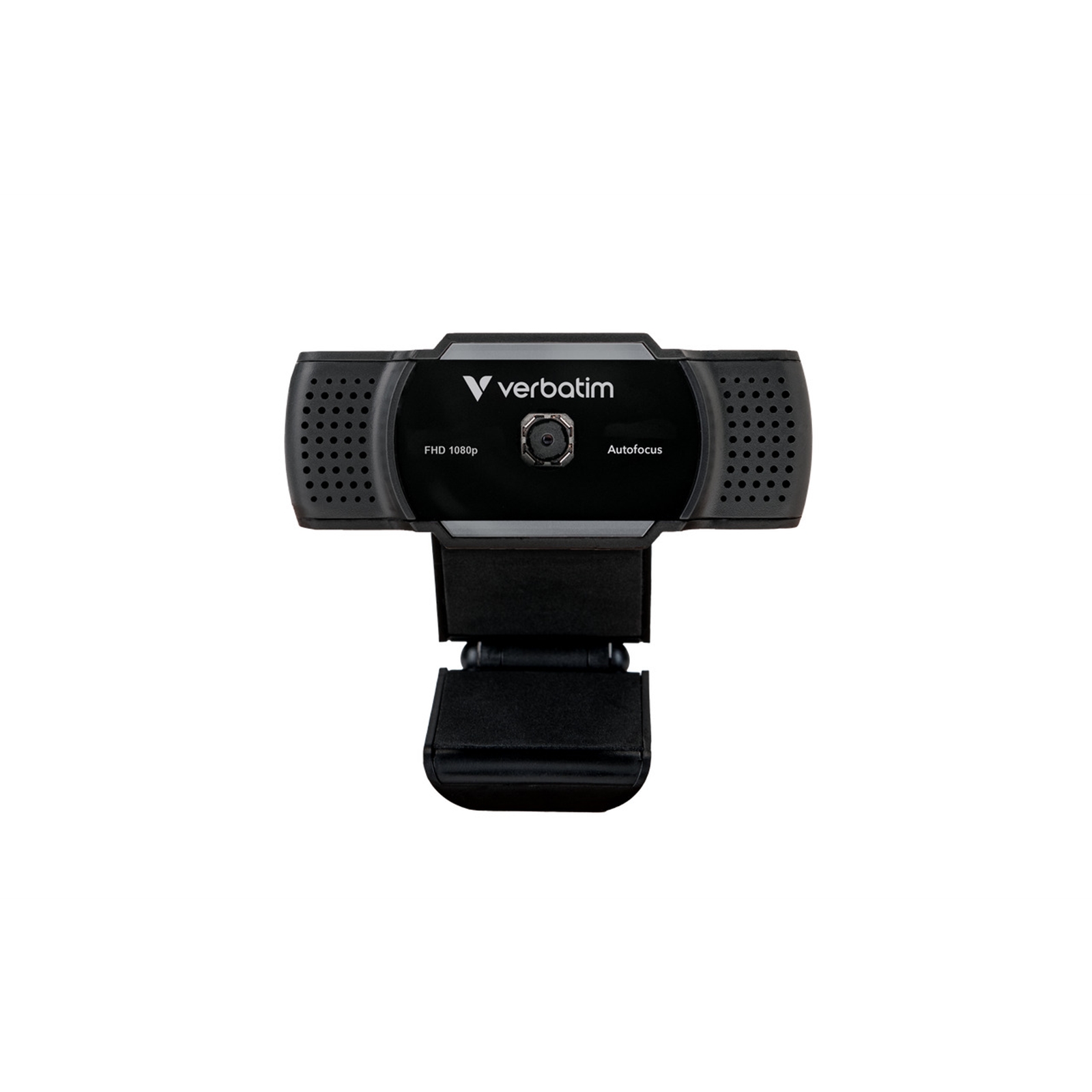 Verbatim Webcam with MicrophoneProduct DetailsFull HD 1080p resolutionAutofocus with auto white balanceUSB Plug & PlayIntegrated microphoneDetachable privacy lens coverAnti-slip clamp surface for stable gripIntegrated 1/4“ screw thread for tripod mount (tripod not included)Full 1080p ResolutionSetup your workspace professionally