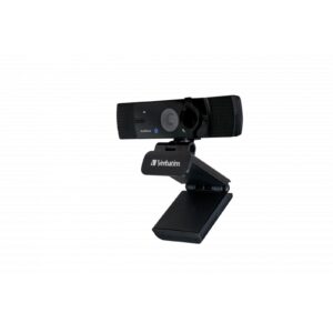 <b>Verbatim Webcam with Dual Microphone</b><br/><br/><b>Product Details</b><br/><br/>4K UHD resolution<br/><br/>Autofocus with auto white balance<br/><br/>USB Plug & Play<br/><br/>Integrated microphone<br/><br/>360° rotatable and vertically inclinable<br/><br/>Privacy lens cover<br/><br/>120° viewing angle<br/><br/>Integrated 1/4" screw thread for tripod mount (tripod not included)<br/><br/><B>Capture Every Detail with 4K Ultra HD</b><br/>The Verbatim AWC-03 Webcam with Dual Microphone upgrades your laptop webcam to something outstanding. Designed for professionals for online video calls