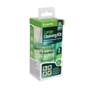 - The kit is intended for cleaning screens and monitors all types and sizes. Ideal for computer