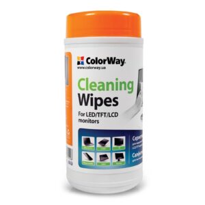 Wet wipes are perfect for cleaning dust