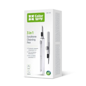 <b>ColorWay CW-1131</b><br/>The ColorWay 3-in-1 headphone cleaning pen is an essential accessory for keeping your headphones in pristine condition. Specifically designed to remove dirt