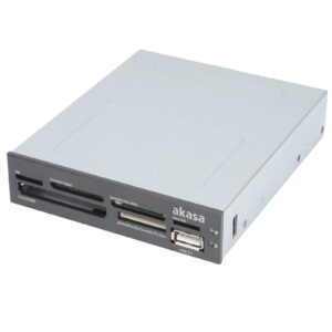 This 6-port Media Card Reader can be conveniently positioned at the front of your PC enabling the reading of all popular memory cards in a single location. Compatible with high capacity memory cards (SDHC)