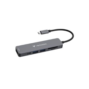 <b>Verbatim USB-C Essentials Multiport Hub</b><br/><br/><b>Product details</b><br/><br/>Ports: HDMI