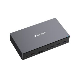 <b>Verbatim USB-C Pro Docking Station</b><br/><br/><b>Product Details</b><br/><br/>Professional Docking Solution with 17 ports including outputs for complex multi-display setups<br/><br/>1 x HDMI up to 8K