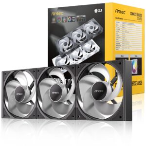 <b>Connect 120 Reverse ARGB</b><br/><br/><b>Intuitive Interlocking System</b><br/>Connect the fans internally with each other to streamline the installation process.<br/><br/><b>3 Fans 4 Screws</b><br/>Interlocking system helps you mount multiple fans using less screws.<br/><br/><b>Easier Installation With Less Cables</b><br/>Daisy Chain design with less cables needed.<br/><br/><b>PWM ARGB Fan</b><br/>Strong and stable airflow in quiet operation.<br/><br/><b>ENLARGED VIBRATION-ABSORBING & ANTI-NOISE PADS</b><br/>8 anti-vibration pads effectively reduce vibration and noise.<br/><br/><b>Fan Installation</b><br/>Pay attention to the cable outlet when installing fan covers; the outlet should be positioned over the male connector.<br/><br/><b>ARGB LIGHTING EFFECT SYNC</b><br/>Extendable 3-Pin Daisy-Chain ARGB connector provides a much easier way to integrate lighting effect with motherboard and other components.<br/><br/><b>Reverse Fan</b><br/>Reverse fan blade design provides smoother air intake in a cleaner look.<br/><br/><b>Specification</b><br/><br/><b>Model Name</b><br/>C120R ARGB 3PK<br/><br/><b>Fan Type</b><br/>ARGB PWM Fan<br/><br/><b>Dimensions</b><br/>120 x 120 x 25 mm<br/><br/><b>Bearing Type</b><br/>Hydraulic Bearing<br/><br/><b>Fan Speed</b><br/>800RPM± 10% - 1800RPM± 10%<br/><br/><b>Airflow</b><br/>43.2 CFM<br/><br/><b>Air Pressure</b><br/>1.29 mmH2O<br/><br/><b>Fan Noise Level</b><br/>27.2 dB(A)<br/><br/><b>Lifespan</b><br/>30