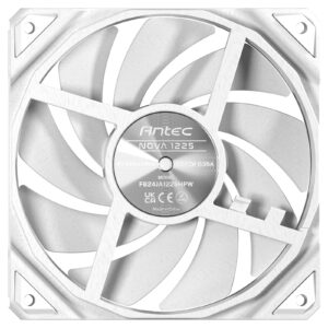 The Antec NOVA 120 PWM Fan is a high-performance cooling fan designed for efficient airflow and reduced noise. It features a three-phase PWM speed controller