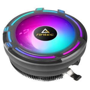 <b>T120</b><br/>Chromatic CPU Air Cooler<br/>- Chromatic Silent Fan<br/>- 1500 ± 10% RPM High Fan Speed<br/>- 3-Pin Fan Connectors<br/><br/><b>Chromatic Silent Fan</b><br/>High Fan Speed: 1500 ± 10% with 3-pin fan connectors<br/><br/><b>Massive Black Aluminum Fins</b><br/>Enhance the cooling performance and speed up heat dissipation<br/><br/><b>Easy Installation</b><br/>The installation is convenient and safe.<br/><br/><b>Small Design</b><br/>Designed for small form factor cases.<br/><br/><b>Product Dimension ( W x H )</b><br/>130 x 82mm <br/><br/><b>Fan Dimensions ( D x W x H )</b><br/>120 x 120 x 25mm<br/><br/><b>Fan Type</b><br/>RGB Fan<br/><br/><b>Speed</b><br/>1500 ± 10%<br/><br/><b>Airflow</b><br/>60 CFM max.<br/><br/><b>Noise</b><br/>26db (A)<br/><br/><b>Connector</b><br/>3-pin<br/><br/><b>Rated Voltage</b><br/>12VDC<br/><br/><b>Socket Compatibility</b><br/>Intel: LGA 1151 / 1150 / 1155 / 1156 / 3366 / 1200<br/>AMD: AM4 / AM3+ / AM3 / AM2+ /AM2 / FM2+ / FM2 / FM1<br/><br/><b>Package Size ( D x W x H )</b><br/>135 x 135 x 85mm<br/><br/><b>Gross Weight</b><br/>300g<br/>