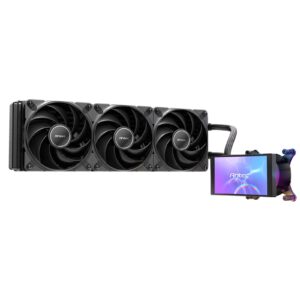 <b>Antec Vortex View 360</b><br/><br/>ARGB Liquid CPU Cooler with Rotatable LCD Display<br/><br/><b>Stunning at Every Angle</b><br/>Premium cooler with dynamic lighting and a sharp