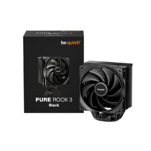 <b>PURE ROCK 3</b><br/><br/><b>Compact Performance for Everyone</b><br/>Pure Rock 3 Black rocks your system with very high performance in a compact design and a specially designed Pure Wings 3 fan. This air cooler proves impressively that size does not always matter: despite its compact footprint